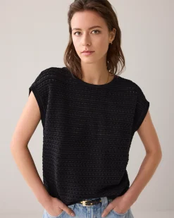 Online Ajour boxy top Oberteile & T-shirts