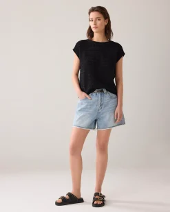 Online Ajour boxy top Oberteile & T-shirts