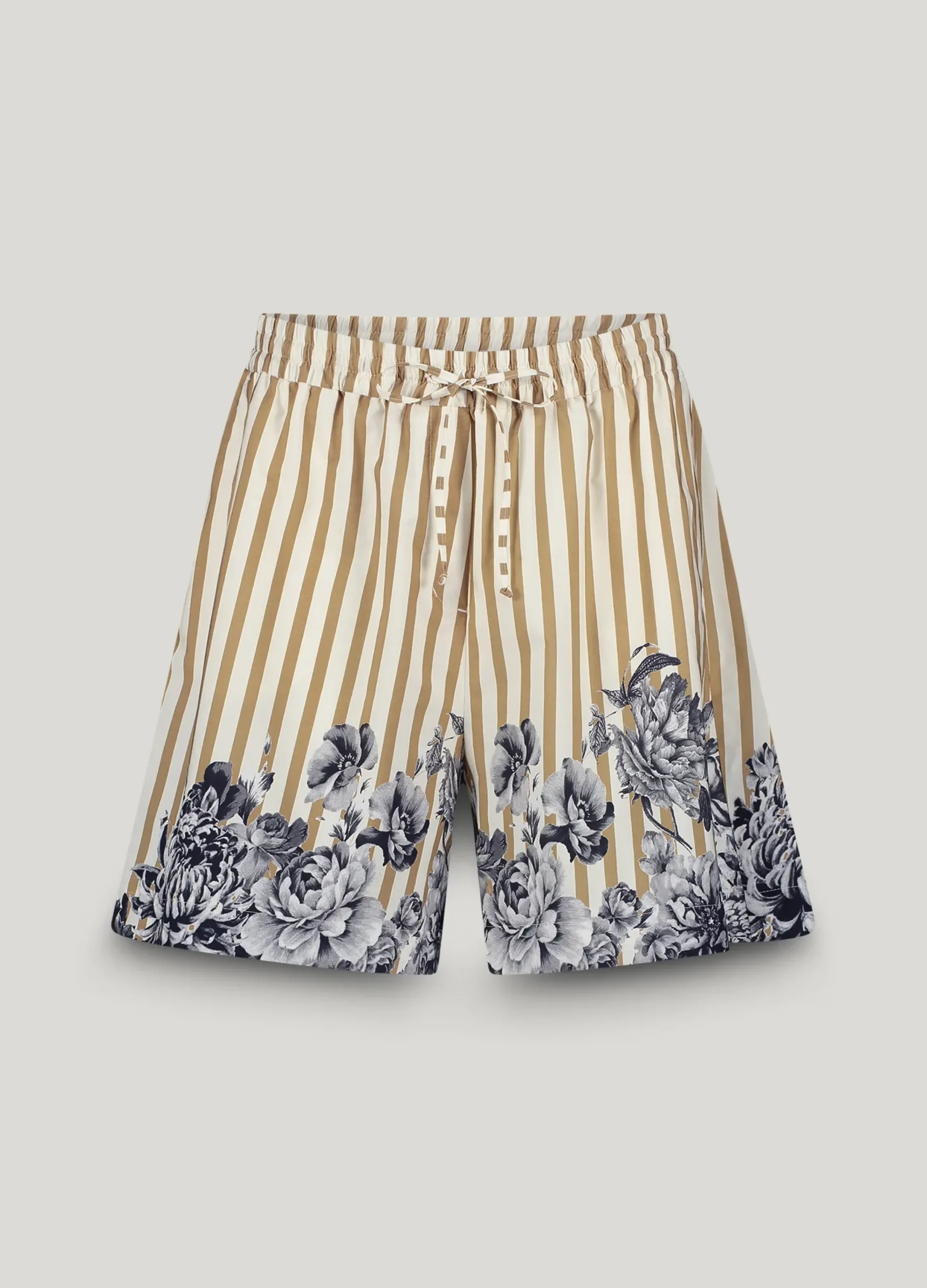 Outlet Baggy shorts with floral details Shorts