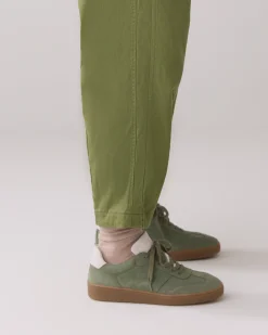 Discount Barrel-fit trousers with decorative seams Hosen & Jumpsuits