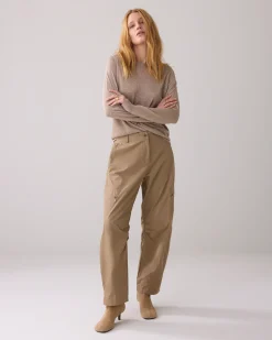 New Barrel-fit trousers with puff effect Hosen & Jumpsuits