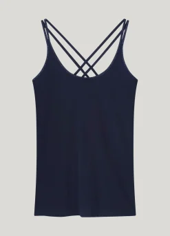 Clearance Basic singlet with braided straps Oberteile & T-shirts