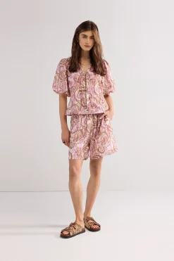 Best Blouse jacket with botanical print Blusen