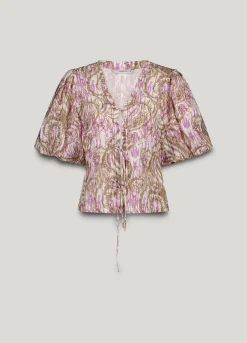 Best Blouse jacket with botanical print Blusen
