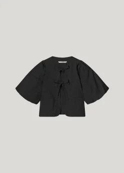 Best Blouse jacket with bow fastening Blusen