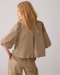 Best Blouse jacket with bow fastening Blusen