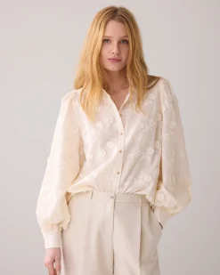 New Blouse with 3D flowers Blusen