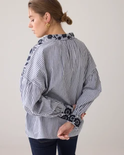 New Blouse with embroidered details Blusen
