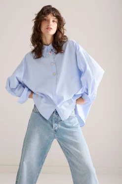 New Blouse with fancy buttons Blusen