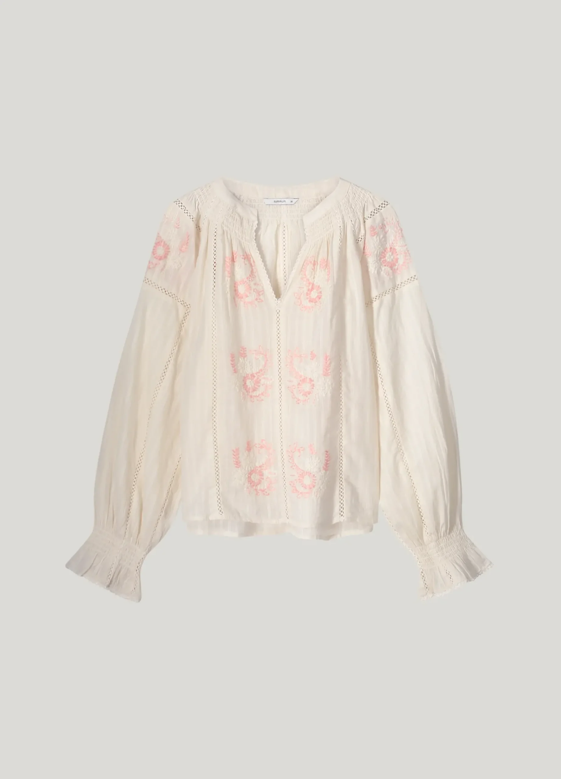 Fashion Bohemian blouse with flowers Oberteile & T-shirts