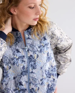 Clearance Bomber jacket jacquard Basics|Blazer & Jacken