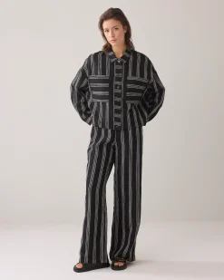 Outlet Boxy blouse 100% linen Blusen