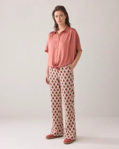 Sale Boxy blouse with bow detail Blusen