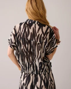 Discount Boxy print blouse Blusen