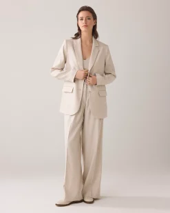 Hot Boyfriend blazer in a linen blend Blazer & Jacken