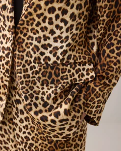 Discount Boyfriend blazer panther print Blazer & Jacken