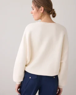 Discount Casual jumper with logo Pullover & Westen