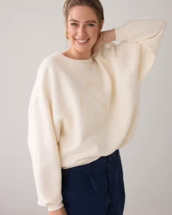 Discount Casual jumper with logo Pullover & Westen