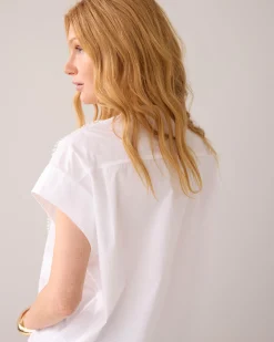 Fashion Crispy poplin blouse Blusen