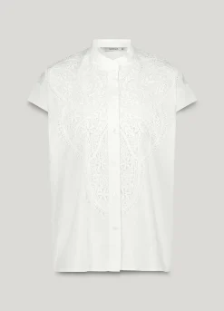 Fashion Crispy poplin blouse Blusen