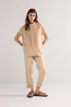 New Crispy poplin blouse Blusen