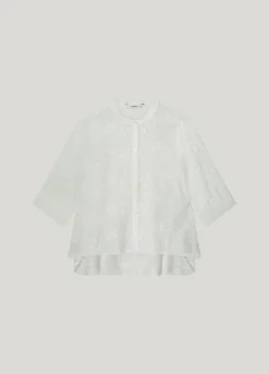 Hot 3D blouse with flowers Blusen