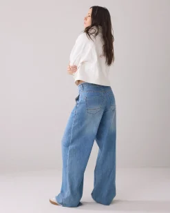 Sale Denim palazzo trousers Jeans|Hosen & Jumpsuits