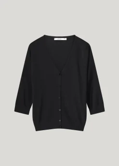 Outlet Fine-knit cardigan Pullover & Westen