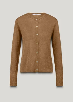 Clearance Fine-knit cardigan with lurex Pullover & Westen