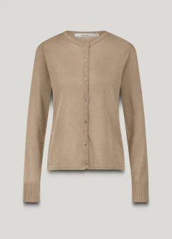 Best Fine-knit cardigan with lurex Pullover & Westen