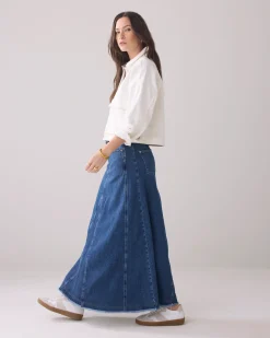 Best Flared denim skirt Röcke