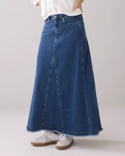 Best Flared denim skirt Röcke