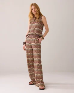 Sale Flared trousers zigzag Hosen & Jumpsuits