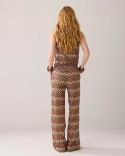 Sale Flared trousers zigzag Hosen & Jumpsuits