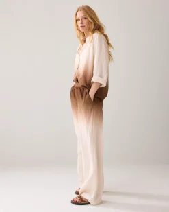 Online Flowy dip-dye trousers Hosen & Jumpsuits