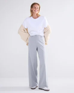 New Flowy wide-leg trousers Basics