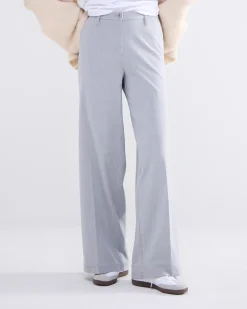 New Flowy wide-leg trousers Basics