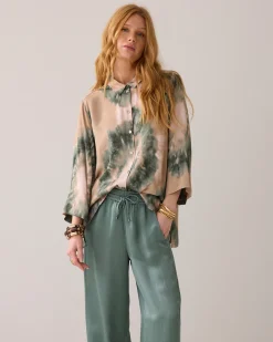 New Glanzende lange broek Hosen & Jumpsuits