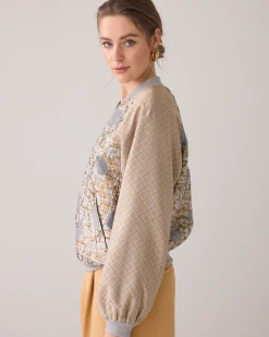 Outlet Jacquard bomber jacket Blazer & Jacken