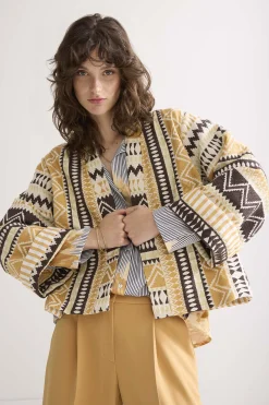 New Jacquard kimono jacket Blazer & Jacken