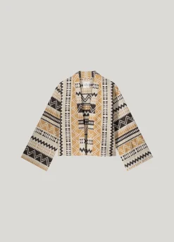 New Jacquard kimono jacket Blazer & Jacken