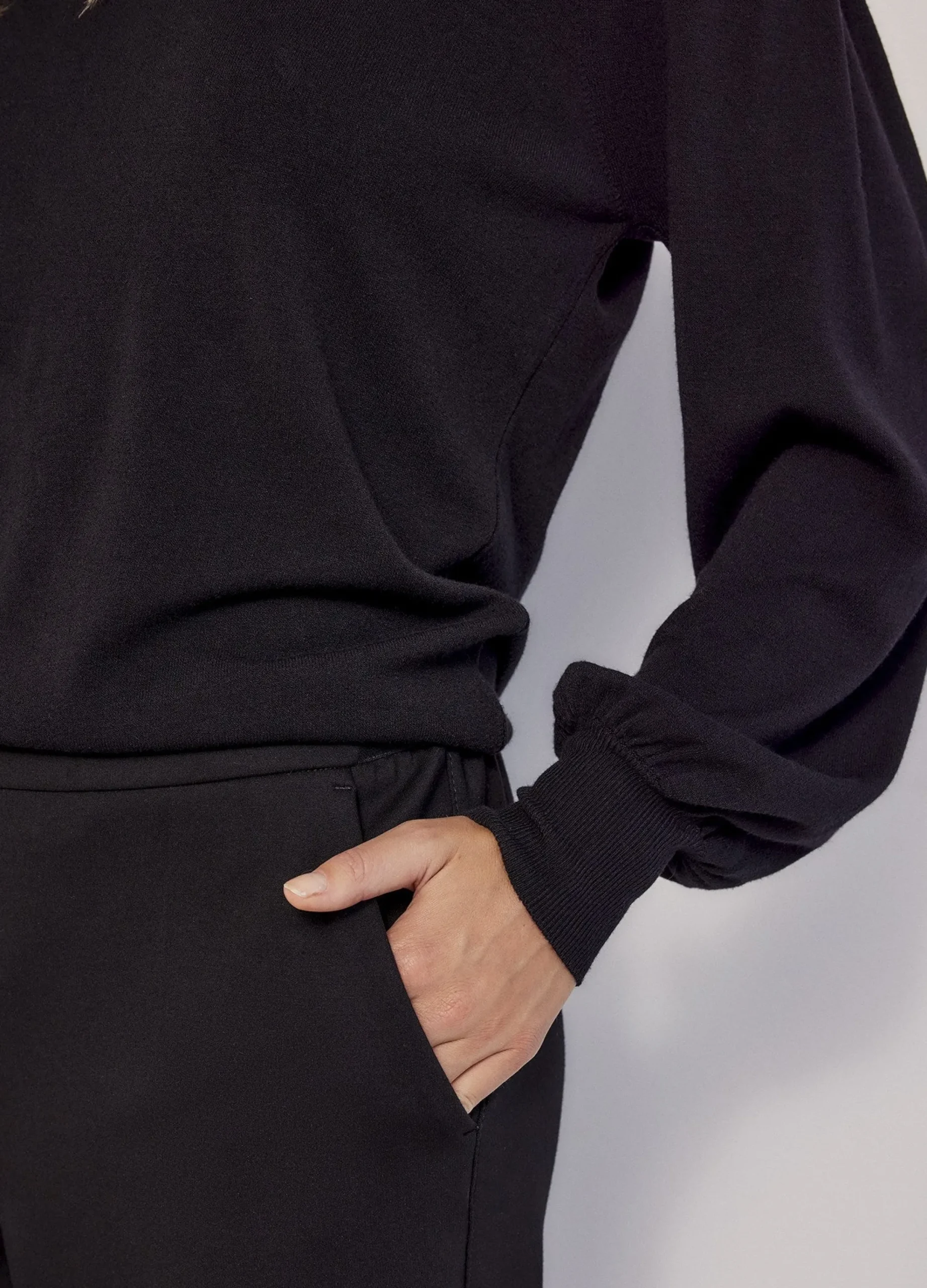 Best Jumper with puff sleeves Basics|Pullover & Westen