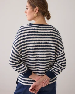 Online Knitted jumper with waffle structure Pullover & Westen