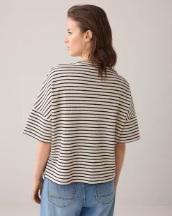 Hot Knitted top with stripes Oberteile & T-shirts