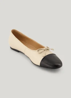 Discount Leather ballerina Schuhe