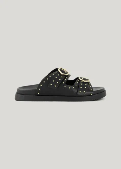 Online Leather sandal with studs Schuhe