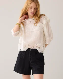 Sale Linen-blend shorts Shorts