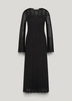 Hot Long ajour dress Kleider