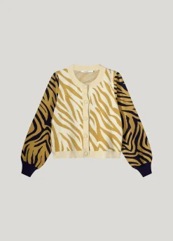 Discount Lurex jacquard cardigan Pullover & Westen