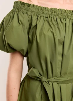 Sale Off shoulder jurk Basics|Kleider